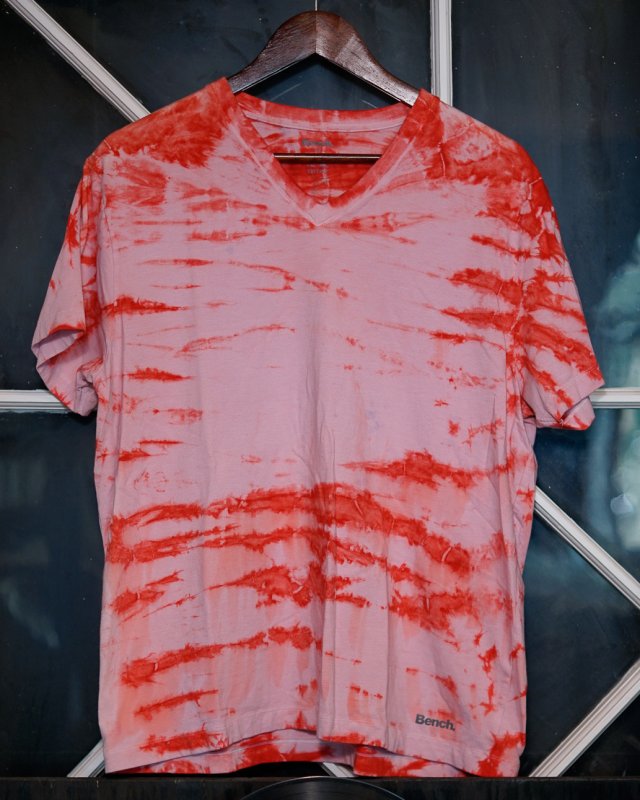T-shirt tie dye rose/rouge