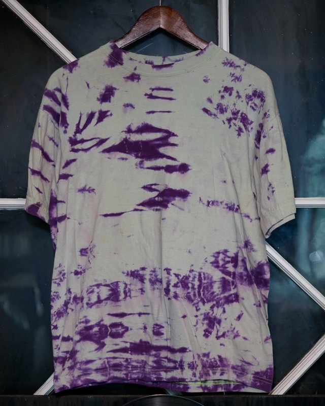 T-shirt tie dye gris/mauve