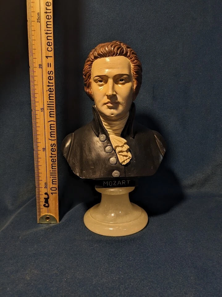 Buste de Mozart par A. Giannelli — Italie, années 60-70 - 6