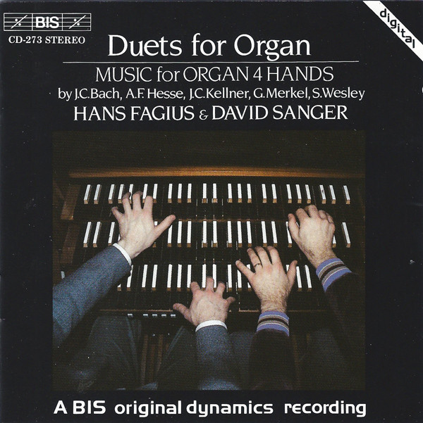 Duets For Organ: Music For Organ 4 Hands