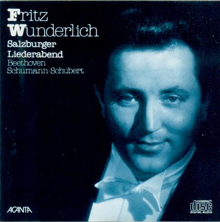Pochette de l'album Salzburger Liederabend par Fritz Wunderlich, Beethoven*, Schumann*, Schubert* (0)