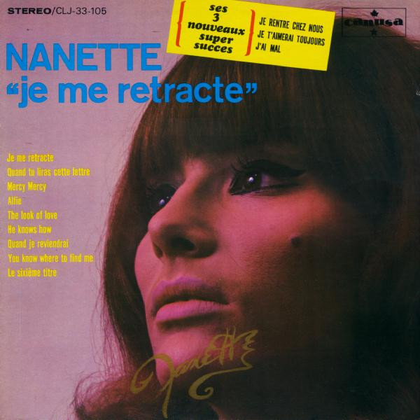 Je me rétracte
