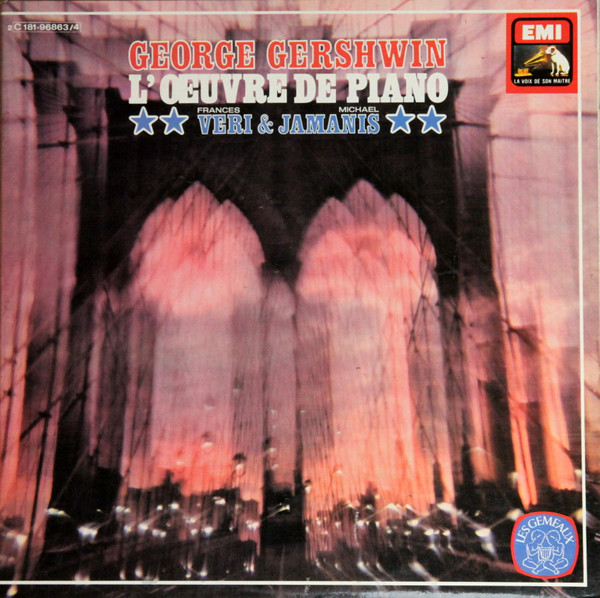Pochette de l'album Gershwin: L'Oeuvre de Piano par George Gershwin, Frances Veri & Michael Jamanis (1976)