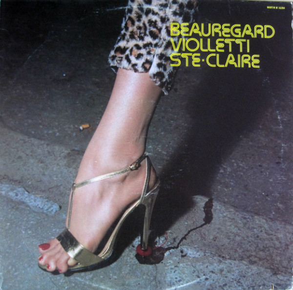 Album cover Beauregard Violletti Ste-Claire by Beauregard, Violletti & Ste-Claire (1977)