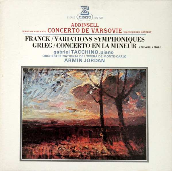 Gabriel Tacchino, Orchestre National De L'Opéra De Monte-Carlo, Armin Jordan - Concerto De Varsovie / Variations Symphoniques / Concerto En La Mineur