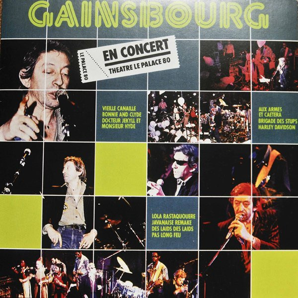 En Concert : Théâtre Le Palace 80 par Serge Gainsbourg