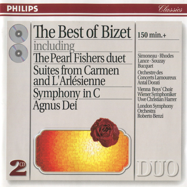 Simoneau*, Rhodes*, Lance*, Souzay*, Bucquet*, Orchestre Des Concerts Lamoureux, Antal Dorati, Vienna Boys' Choir*, Wiener Symphoniker, Uwe Christian Harrer, London Symphony Orchestra, Roberto Benzi - The Best of Bizet