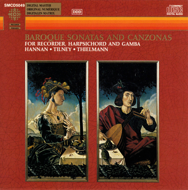 Baroque Sonatas And Canzonas For Recorder, Harpsichord And Gamba