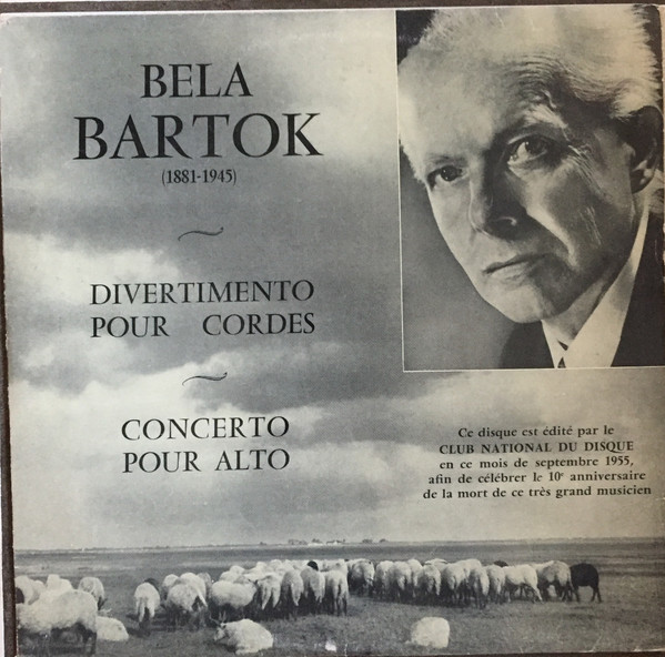 Divertimento Pour Cordes ~ Concerto Pour Alto